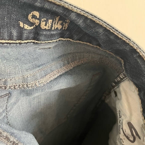 WOMEN'S Silver Jeans Suki Mid Size Waist 31 Length 30 Slim Boot Cut Denim Jeans - Picture 9 of 9